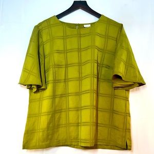 A New Day Large Olive Green Blouse